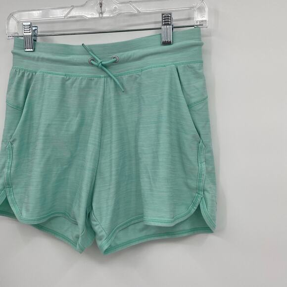 All in Motion Activewear Running Elastic Waist Shorts Green Girl's Size XL 14/16 - Picture 2 of 8